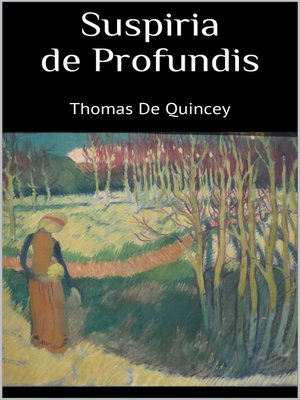 cover image of Suspiria de Profundis